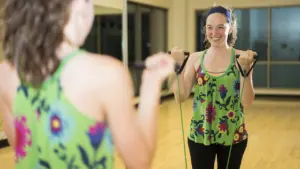 resistance band shoulder workout