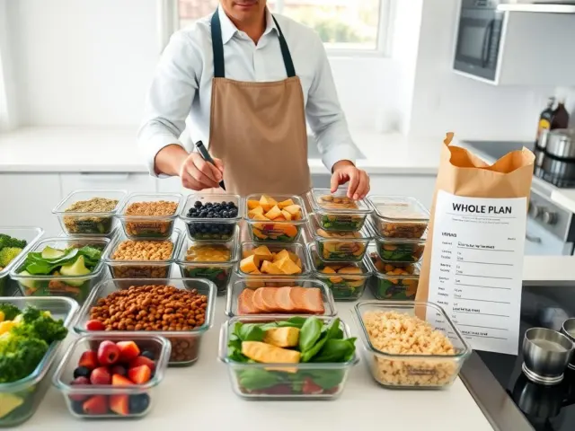 Whole Food Meal Prep Made Simple: A Practical 5-Day Plan to Eat Better With Less Stress
