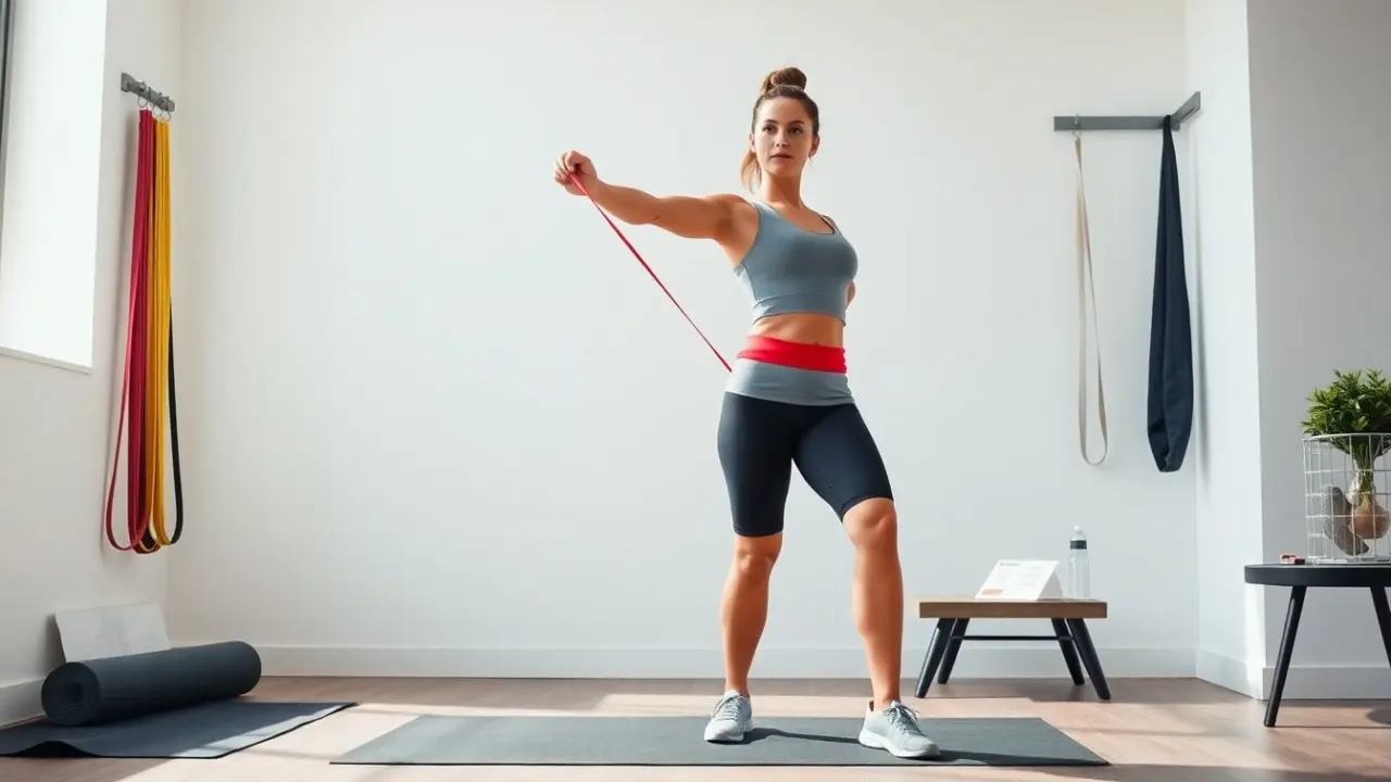 lower body resistance band workout