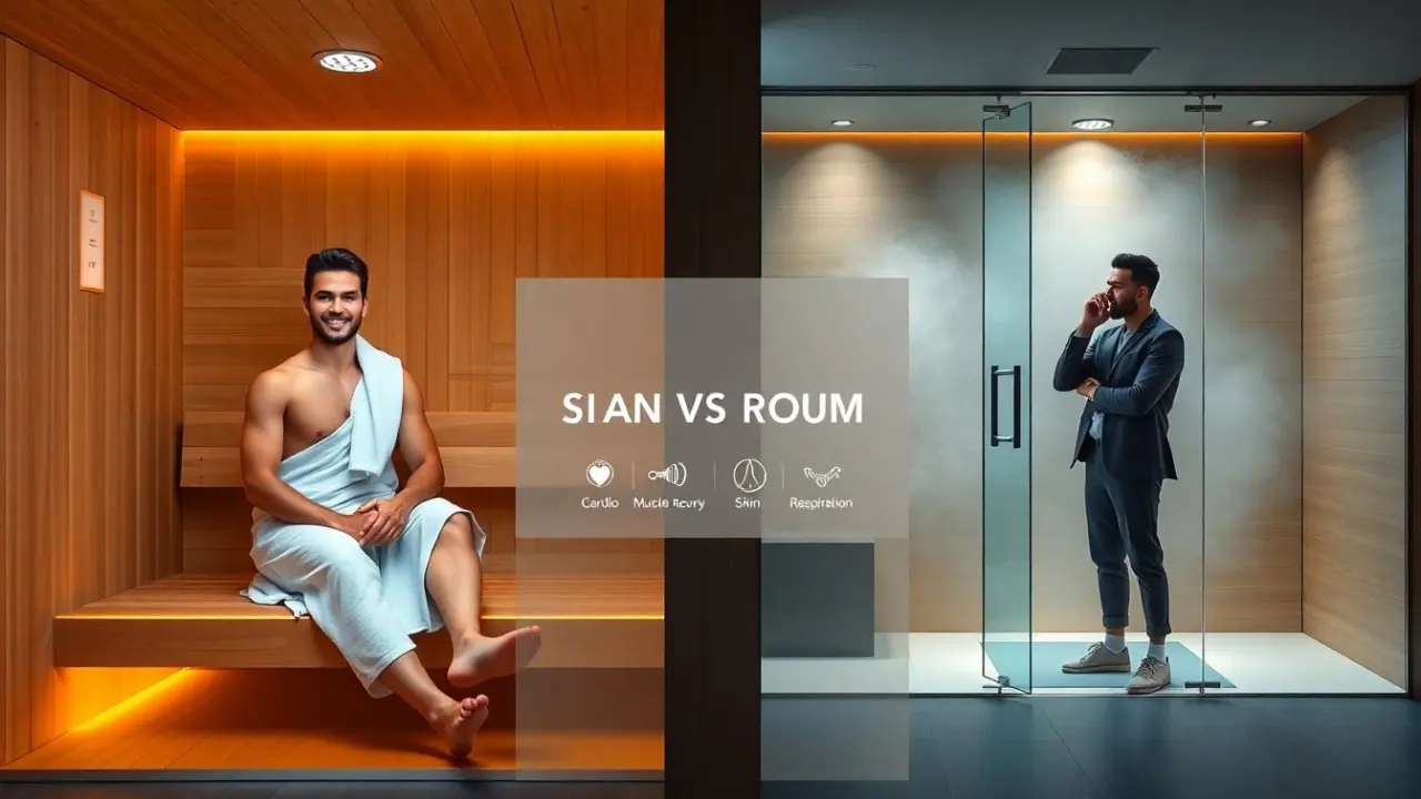 sauna vs steam room benefits