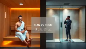 sauna vs steam room benefits