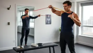 resistance band shoulder workout