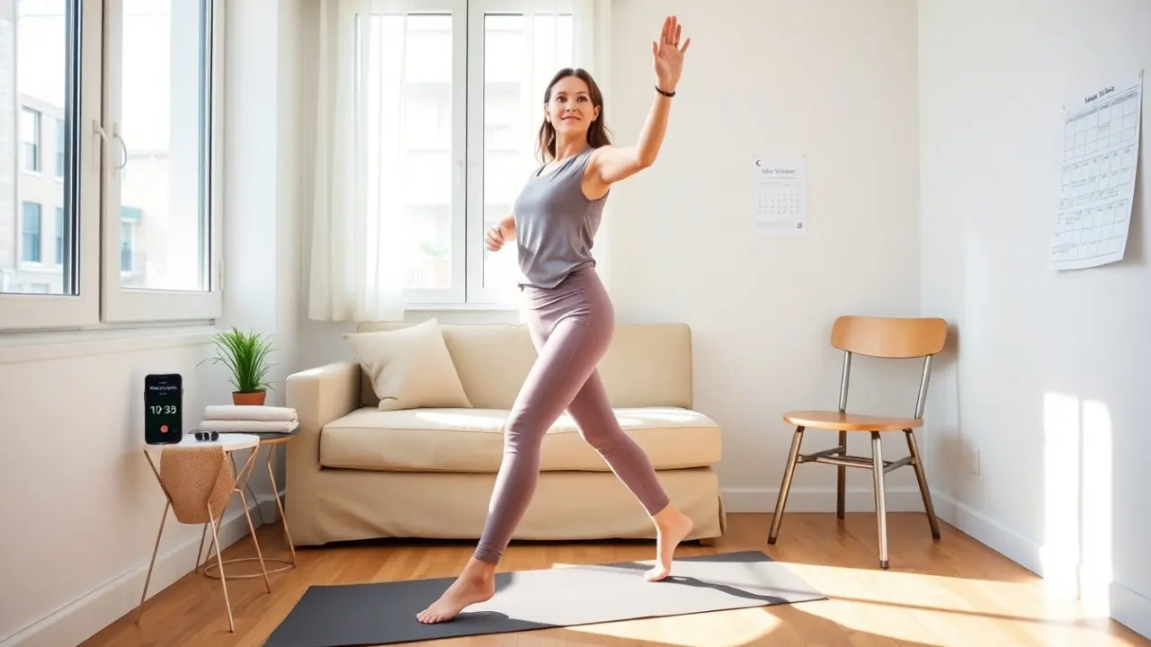 morning exercise routine for beginners at home